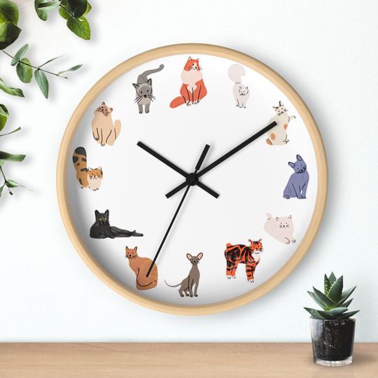 Discover Cat Lover Wall Clock