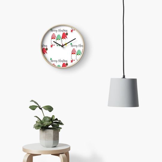 Discover Christmas Gnomes  Clock