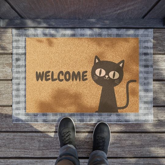 Discover Furry Welcome DoorMat, Coir Doormat,Door Mat and Housewarming