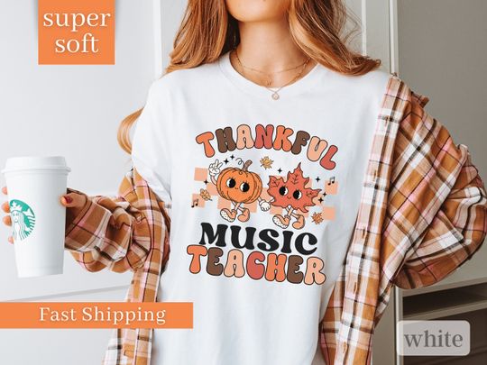 Discover Fall Music Teacher Shirt