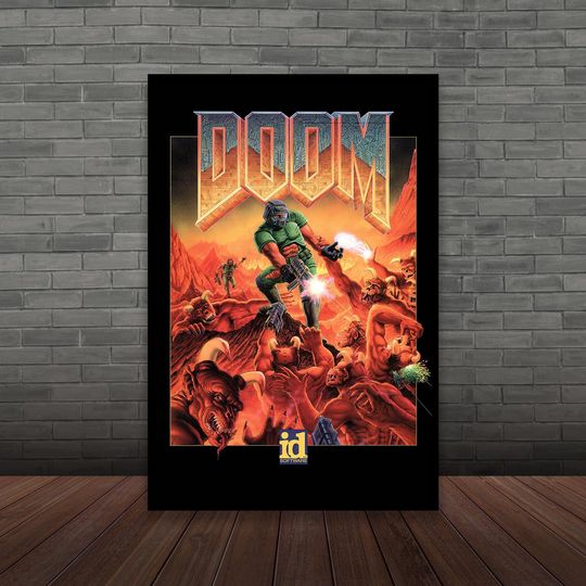 Discover Dooom 1993 Video Game Poster