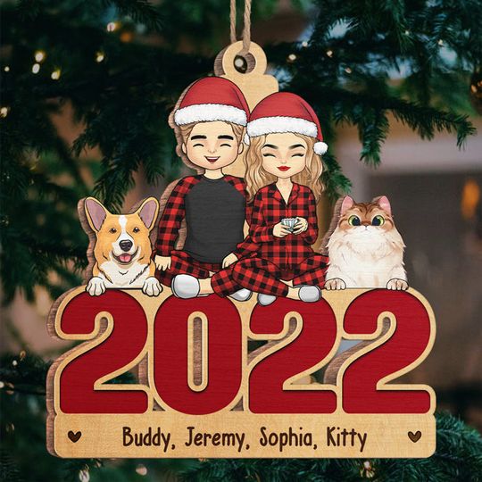 Discover You, Me And Our Fur Babies - Dog & Cat Personalized Custom Ornament