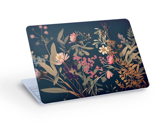 Discover Natural Wild Flowers Laptop Skin, Macbook Skin
