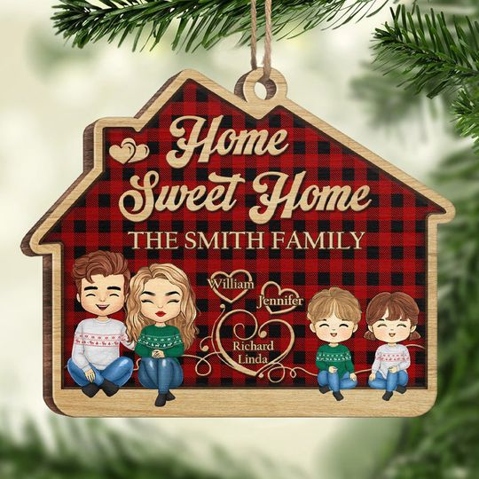 Discover Family Forever - Family Personalized Custom Ornament