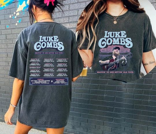 Discover Growing Up and Getting Old Country Music shirt, 2024 tour tshirt