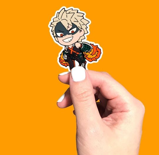 Discover Cute Laptop Water Bottle Anime Sticker