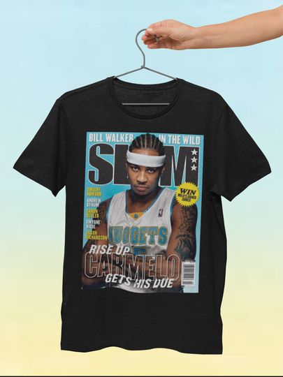 Discover Carmelo Anthony Slam Cover Shirt, Basketball shirt
