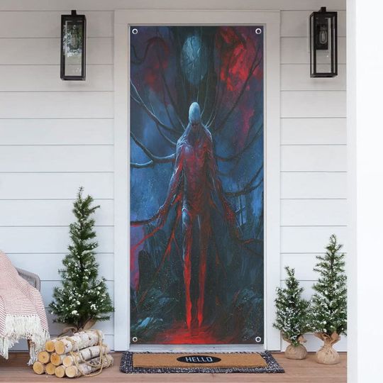 Discover Vecna Scary Front Self-Adhesive Door Cover Sticker