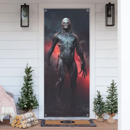 Discover Horror Front Self-Adhesive Door Cover Sticker