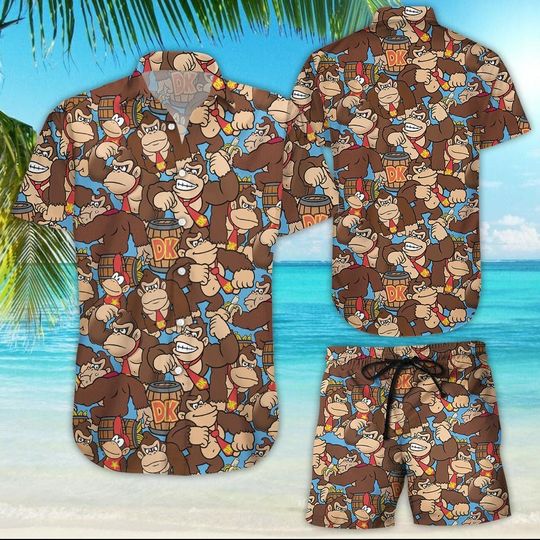 Discover Donkey Kong Limited Hawaiian Shirt H286T