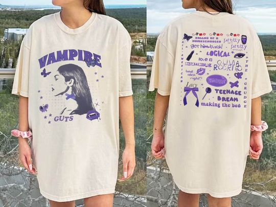 Discover Olivia Rodrigo Guts 2024 Tour T-Shirt