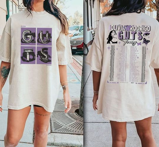 Discover Olivia Rodrigo Guts Shirt, Olivia Rodrigo Guts Merch