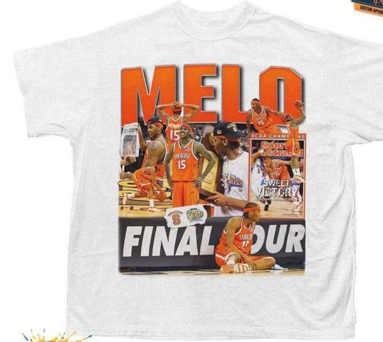 Discover Vintage Carmelo Anthony Syracuse Orange Final Four T-Shirt, Carmelo Anthony Tee