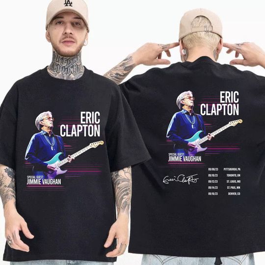 Discover Eric Clapton 2023 Tour Shirt, Eric Clapton 2023 Concert Shirt