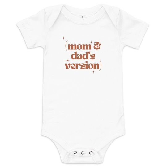 Discover Mom and Dad's Version Baby One Piece, swiftiee, Coming Home Outfit