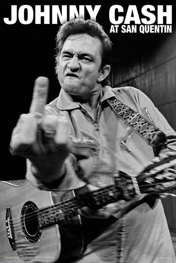 Discover Johnny Cash - San Quentin Poster