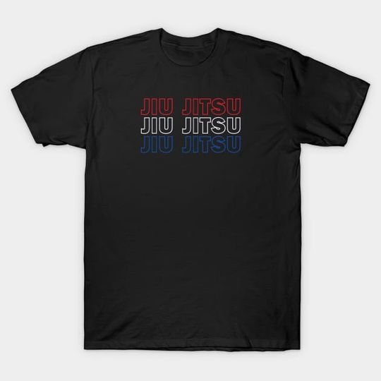 Discover Jiu Jitsu Red White and Blue - Jiu Jitsu - T-Shirt