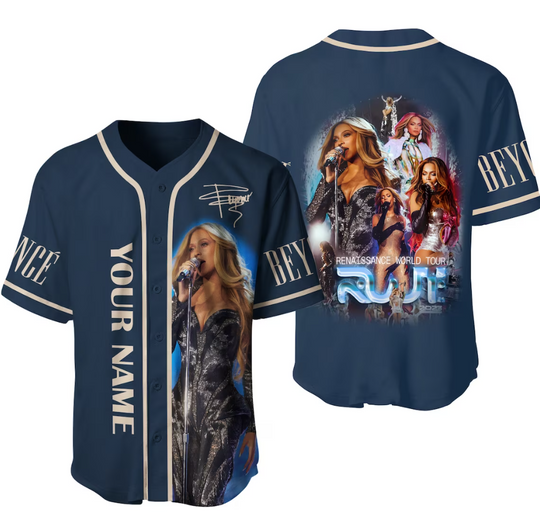 Discover Personalized Beyoncé Renaissance Tour Baseball Jersey