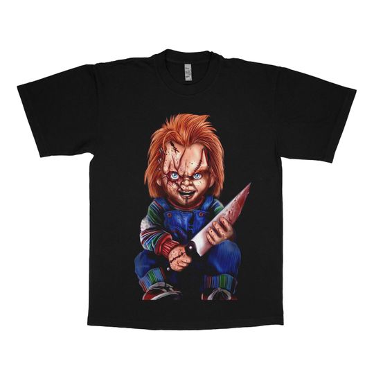 Discover Chucky t-shirt, Horror Movie Characters Shirt