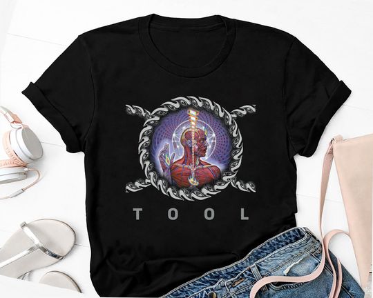 Discover 90s Vintage Tool Band Shirt, Lateralus Album Tool Band Shirt