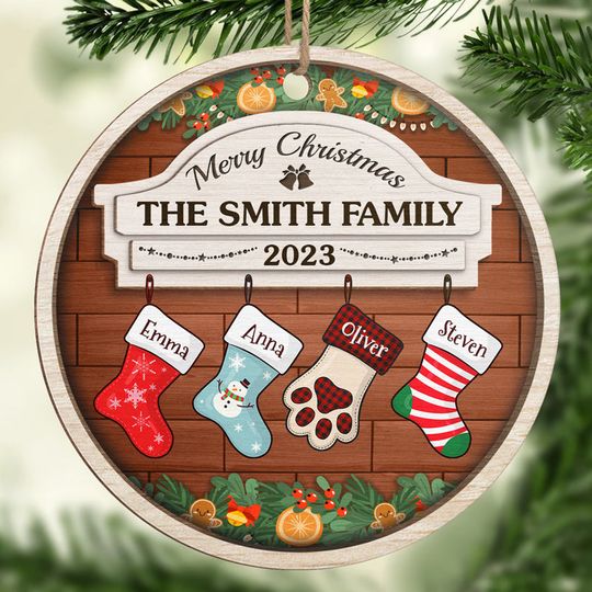 Discover Christmas Is The Spirit Of Giving - Family Personalized Custom Ornament