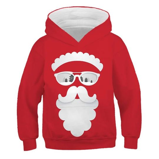 Discover Santa Claus Christmas Hoodie, 3D Hoodie