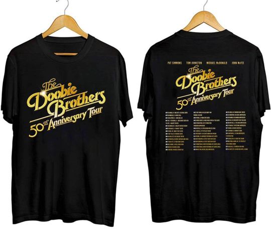 Discover The Doobie Brothers 2023 Tour Shirt, The Doobie Brothers 50th Anniversary Tour Shirt