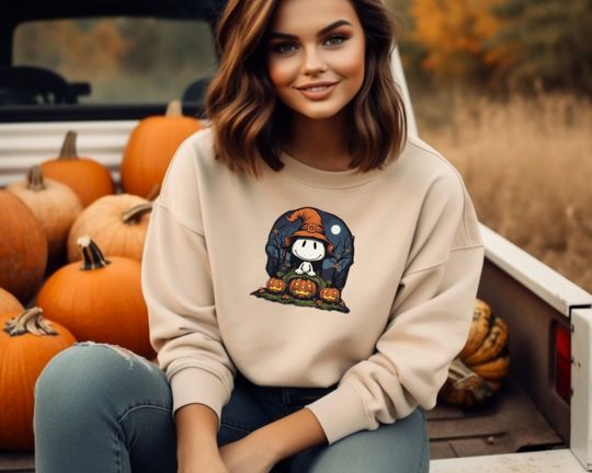Discover Snoopy Halloween Sweatshirt | Snoopy Halloween Sweatshirt