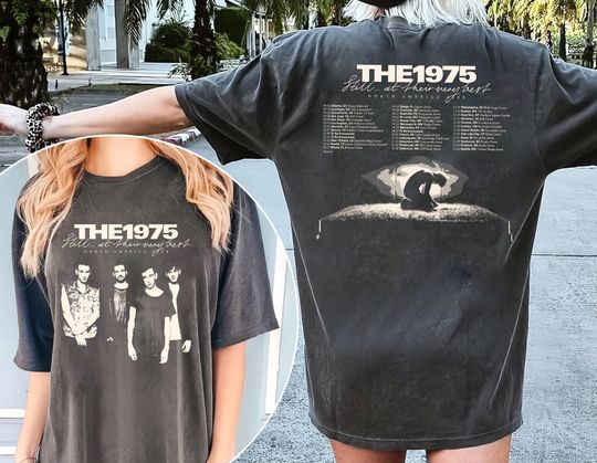 Discover Color The 1975 tracklist,The 1975 North America Gift Shirt,Graphic tshirt