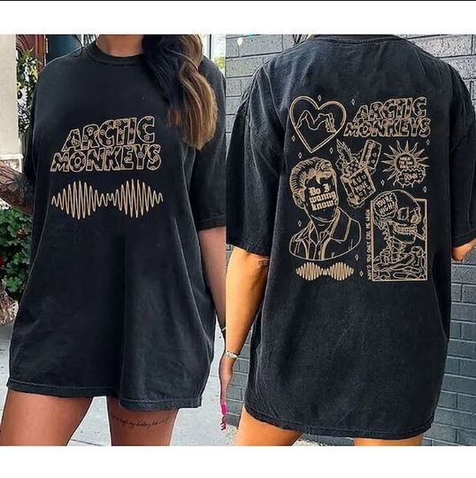Discover Arctic Monkeys 2023 North America Tour Dates T-Shirt, Arctic Monkeys Merch