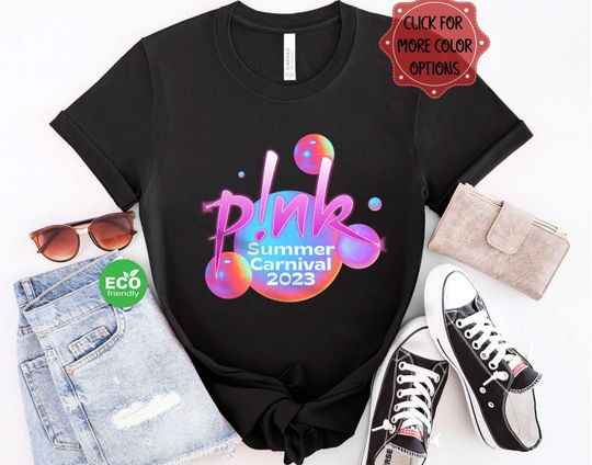 Discover P!nk Pink Singer Summer Carnival Tour T-Shirt