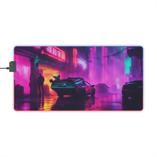 Discover CyberPunk Extended Gaming Mouse Pad