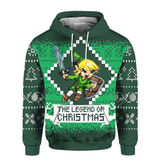 Discover The Legend Of Christmas Hoodie, The Legend Of Zelda Fans Hoodie