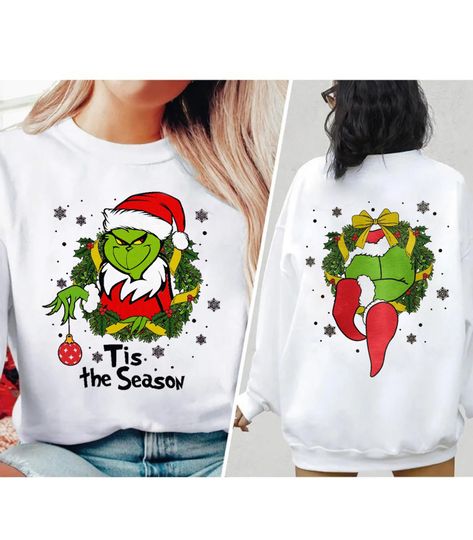 Discover funny character Tis the Season Christmas Sweatshirt, Christmas Whoville University Shirt