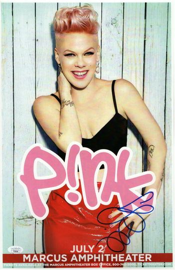 Discover P!nk Pink Singer Summer Carnival Tour Poster