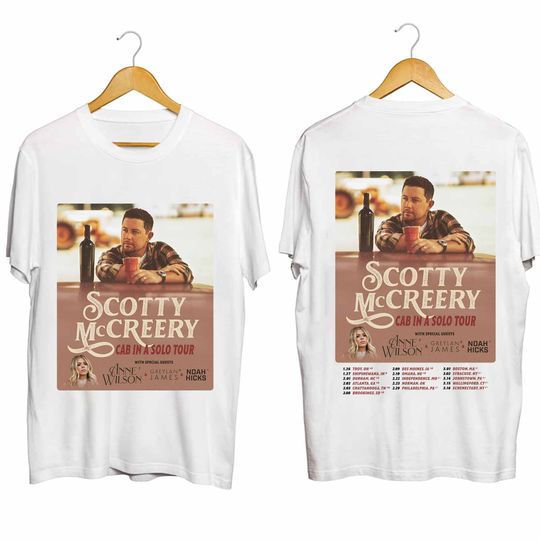 Discover Scotty McCreery The Cab In A Solo Tour Shirt