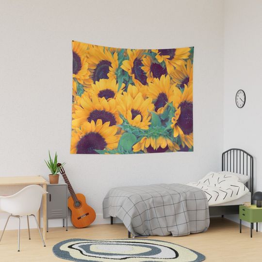 Discover Amazing sunflowers Tapestry
