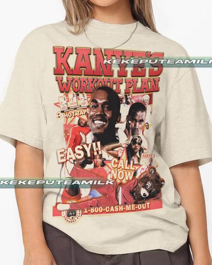 Discover Kanye Workout Plan Vintage T-Shirt