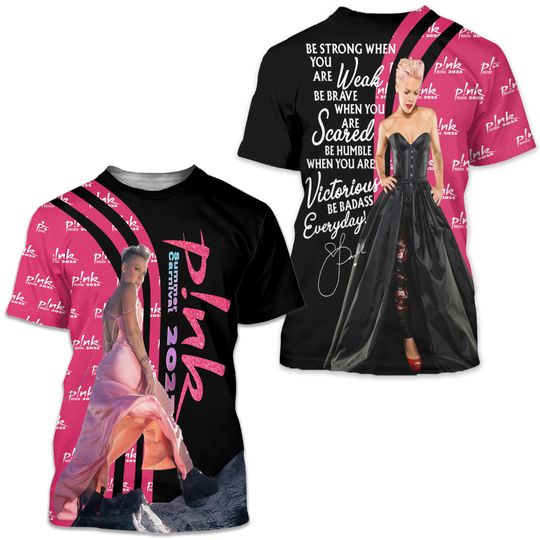Discover P!nk Summer Carnival 2023, Trustfall Album 3D Shirt