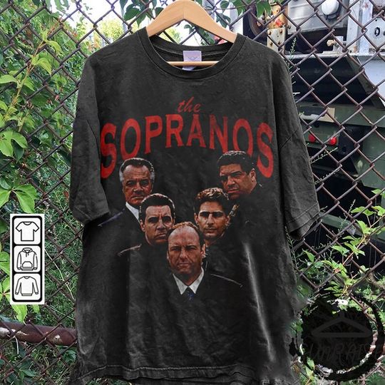 Discover Sopranos Vintage 90s Graphic Style T-Shirt, Sopranos Shirt, Vintage Oversized Movie Tee