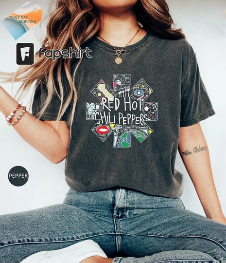 Discover Red Hot Chili Peppers Vintage T-Shirt , Red Hot Chili Peppers Tour Shirt, RHCP T-Shirt