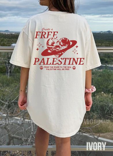 Discover Palestine Shirt, Palestine Flag Crewneck Shirt, Gaza Palestinian Shirt