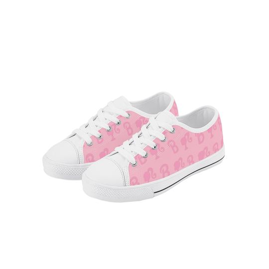 Discover Barbie Pink Women's Low Top Sneakers