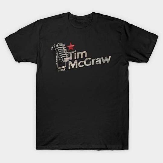 Discover Tim McGraw - Vintage Microphone - Tim Mcgraw - T-Shirt