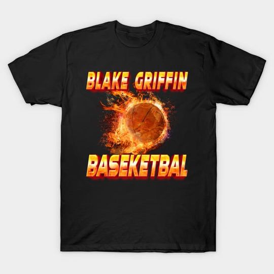Discover Graphic Sports Blake Personalized Name Basketball Vintage Styles - Griffin - T-Shirt