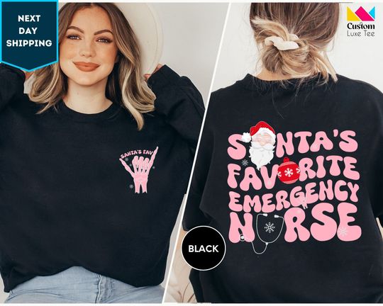 Discover Emergency Nurse Christmas Sweatshirt Gift