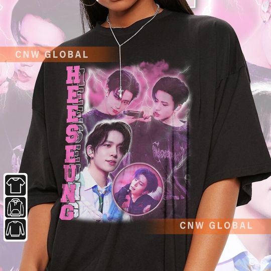 Discover Enhypen Heeseung Kpop Shirt, World Tour Fate 2023 Tee