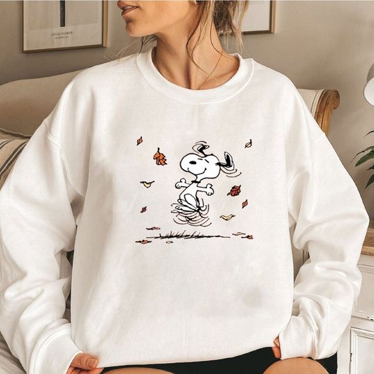 Discover Snoopy Autumn Leaves Pumpkin Sweatshirt,Dog Pumpkins