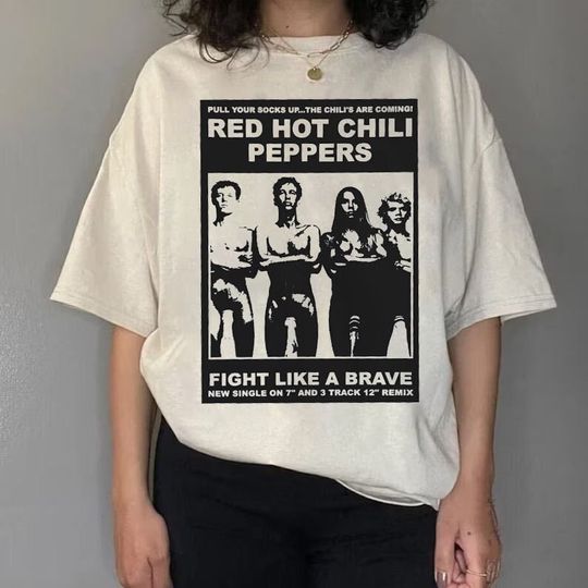 Discover Red Hot Chili 90s Vintage Style Unisex T-Shirt, RHCP Tee
