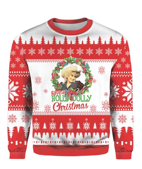 Discover Have A Holly Dolly Christmas Ugly Sweater